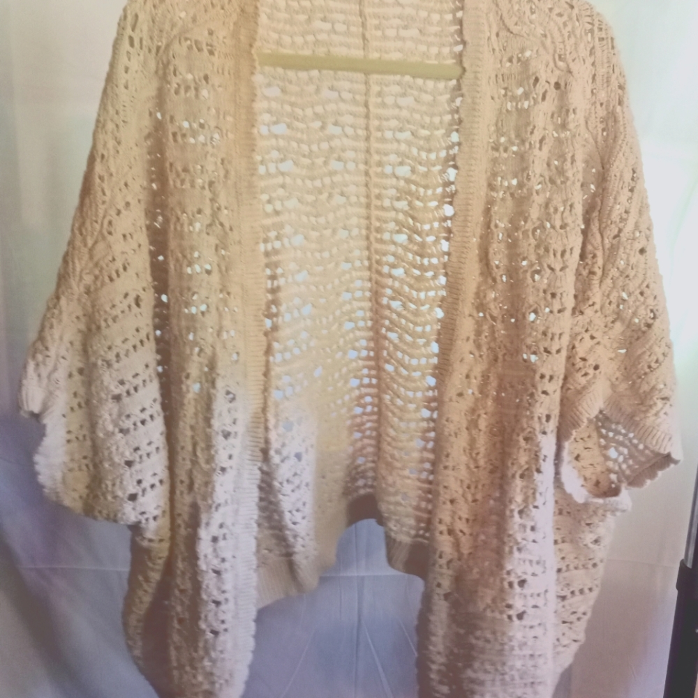 Women's plus size summer cardigan